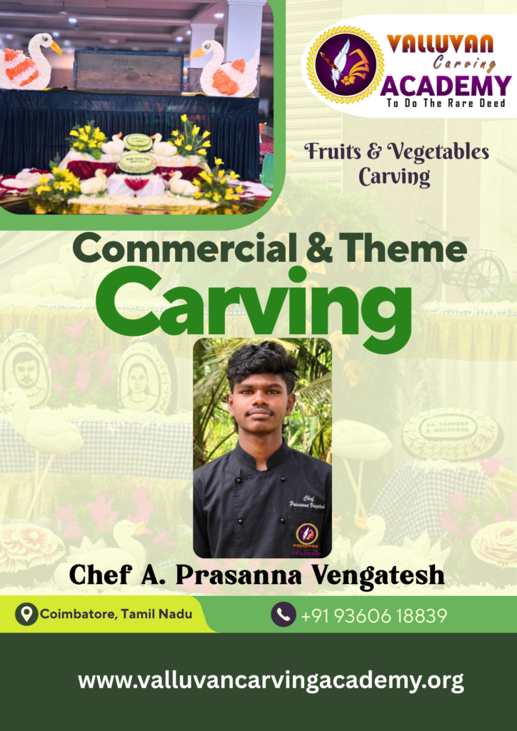 Commercial Fruits & Vegetable Carving